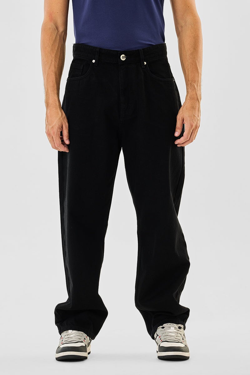 SNITCH Washed Baggy Jeans - Image 3